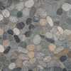 Msi Sliced Rainforest Pebble 11.81 In. X 11.81 In. Tumbled Marble Mosaic Floor And Wall Tile, 10PK ZOR-MD-0400